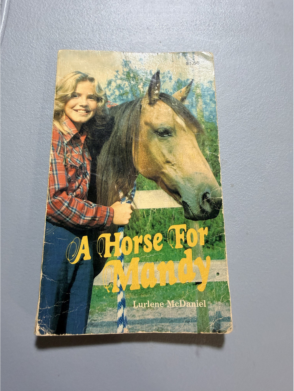 A Horse for Mandy Lurlene McDaniel 1981 Weekly Reader Vintage Paperback Book